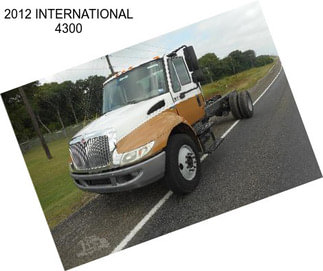 2012 INTERNATIONAL 4300