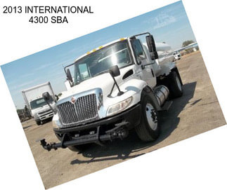 2013 INTERNATIONAL 4300 SBA