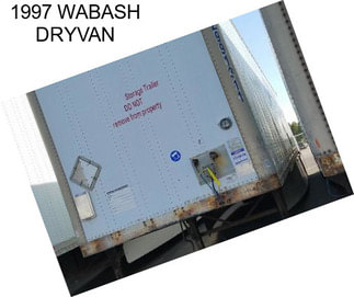 1997 WABASH DRYVAN