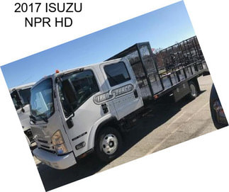 2017 ISUZU NPR HD