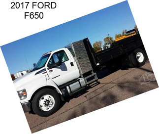 2017 FORD F650