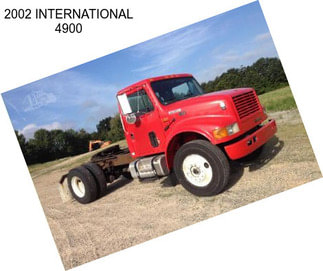 2002 INTERNATIONAL 4900