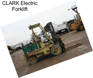 CLARK Electric Forklift