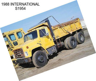 1988 INTERNATIONAL S1954
