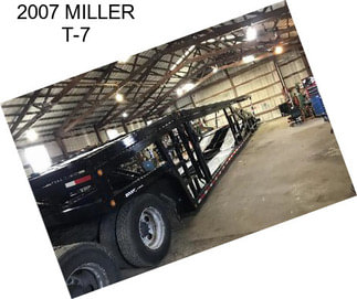 2007 MILLER T-7