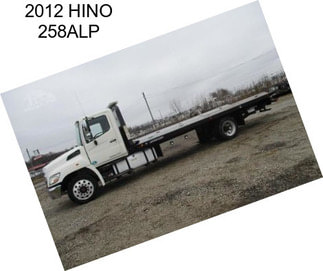 2012 HINO 258ALP