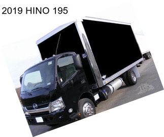 2019 HINO 195