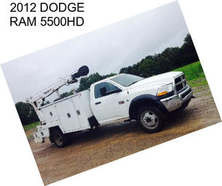 2012 DODGE RAM 5500HD