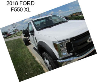 2018 FORD F550 XL