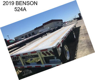 2019 BENSON 524A