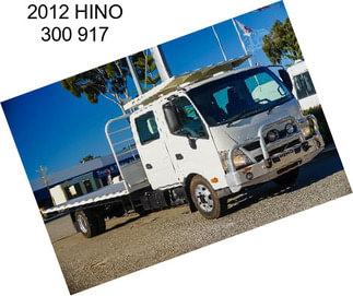 2012 HINO 300 917