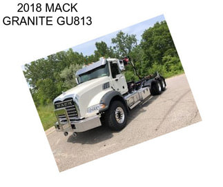 2018 MACK GRANITE GU813