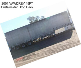 2001 VAWDREY 45FT Curtainsider Drop Deck