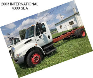 2003 INTERNATIONAL 4300 SBA