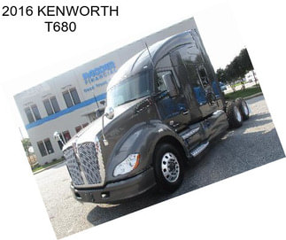 2016 KENWORTH T680