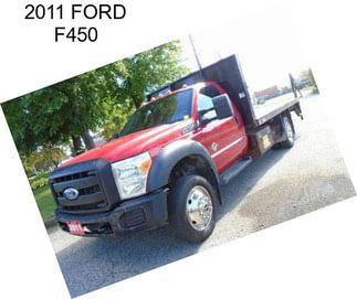 2011 FORD F450