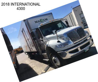 2018 INTERNATIONAL 4300