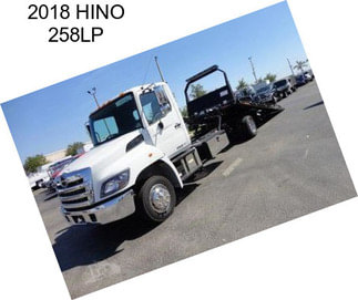 2018 HINO 258LP