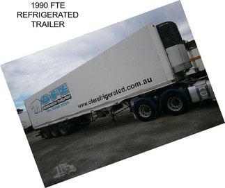 1990 FTE REFRIGERATED TRAILER