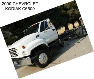 2000 CHEVROLET KODIAK C6500