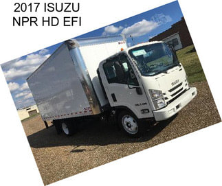 2017 ISUZU NPR HD EFI