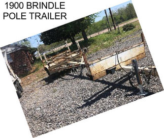 1900 BRINDLE POLE TRAILER