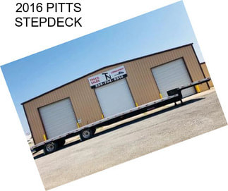 2016 PITTS STEPDECK