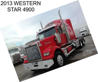 2013 WESTERN STAR 4900