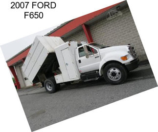 2007 FORD F650