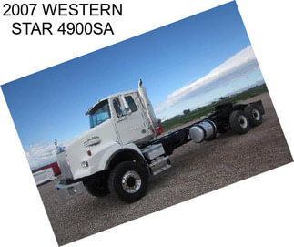 2007 WESTERN STAR 4900SA