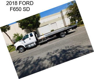 2018 FORD F650 SD