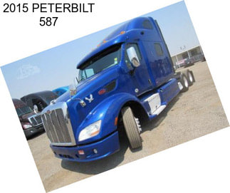 2015 PETERBILT 587