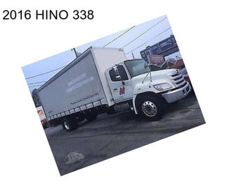 2016 HINO 338