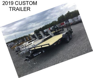 2019 CUSTOM TRAILER