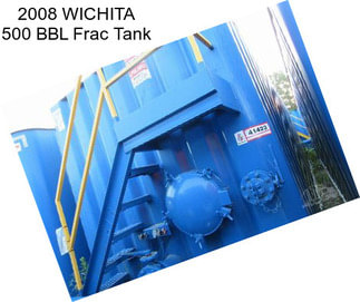 2008 WICHITA 500 BBL Frac Tank