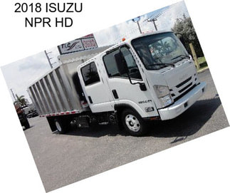 2018 ISUZU NPR HD