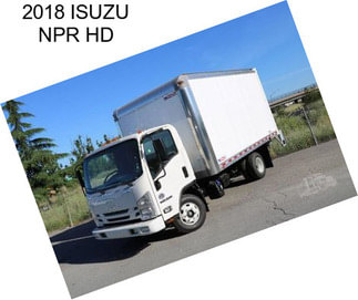 2018 ISUZU NPR HD