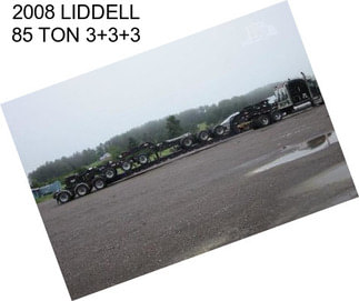 2008 LIDDELL 85 TON 3+3+3