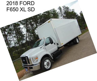 2018 FORD F650 XL SD