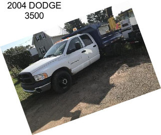 2004 DODGE 3500