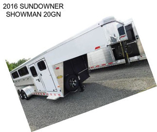 2016 SUNDOWNER SHOWMAN 20GN