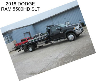 2018 DODGE RAM 5500HD SLT