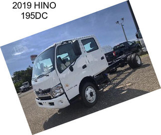 2019 HINO 195DC