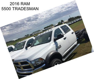 2016 RAM 5500 TRADESMAN