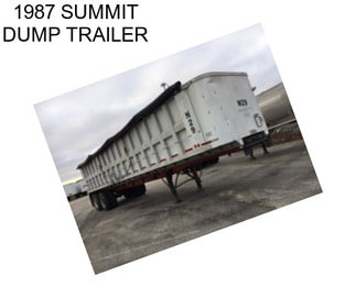 1987 SUMMIT DUMP TRAILER