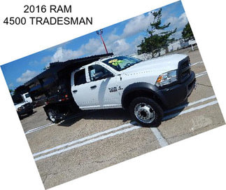 2016 RAM 4500 TRADESMAN