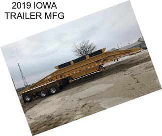 2019 IOWA TRAILER MFG