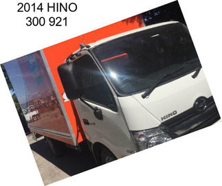 2014 HINO 300 921