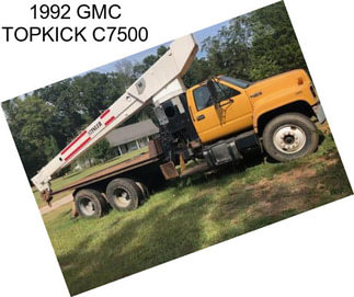 1992 GMC TOPKICK C7500