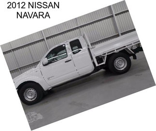 2012 NISSAN NAVARA